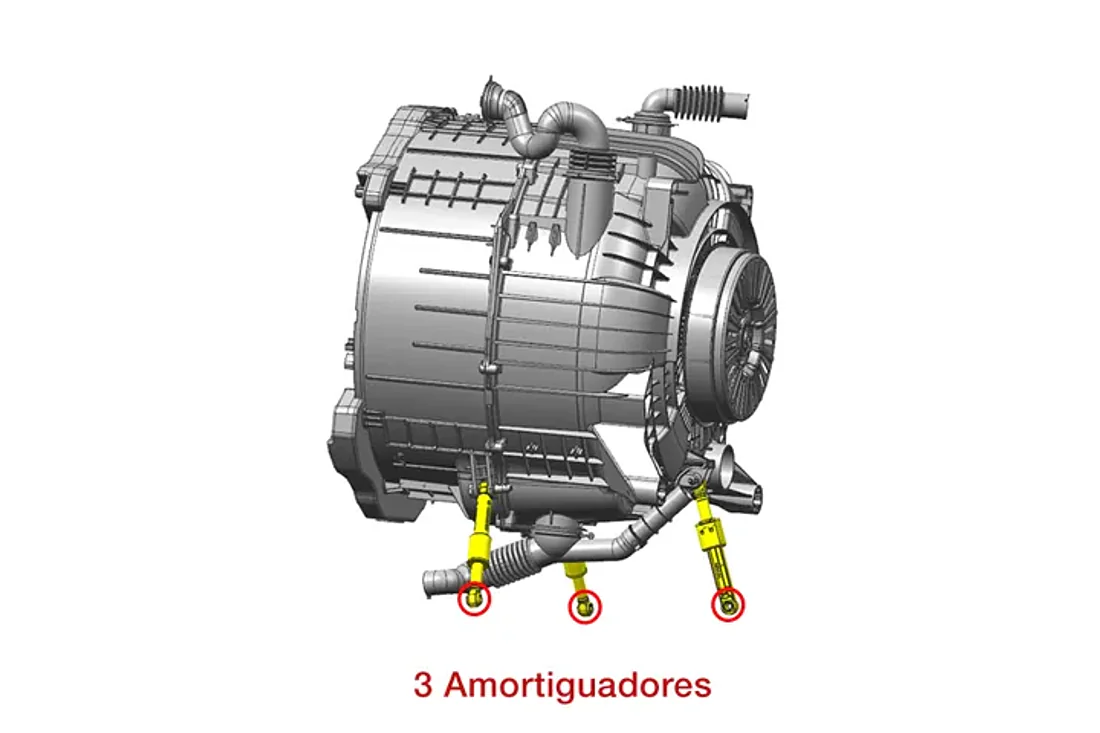Reducción de Vibraciones de Amortiguadores Múltiples